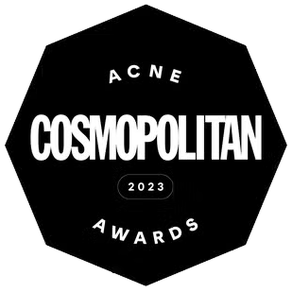 Cosmopolitan 2023 Acne Awards winner badge